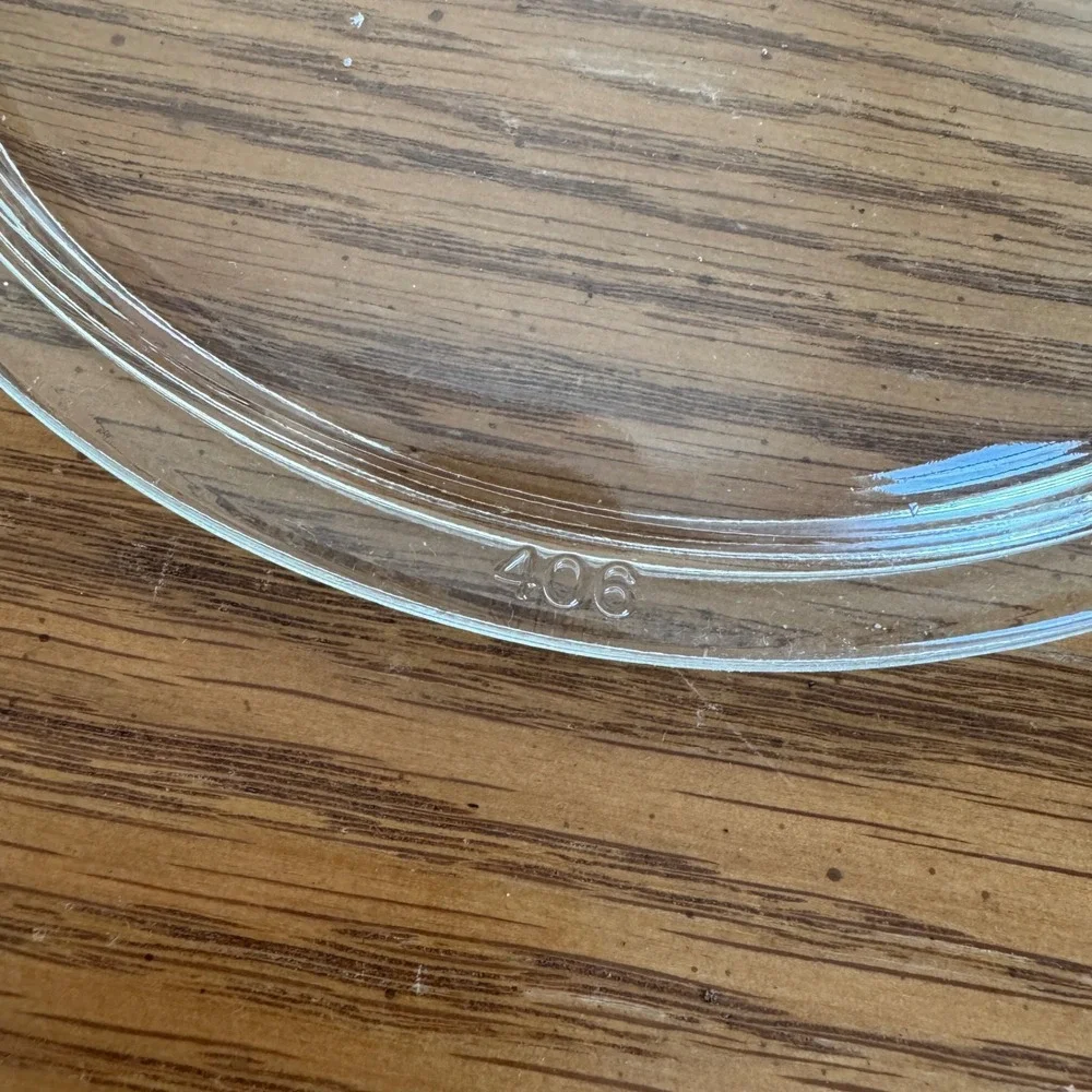 Pyrex 406 Clear Glass Pot Lid Replacement Knob Handle‎
